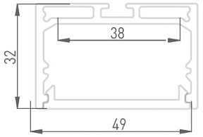 Профиль DesignLed LS металл арт. 00-00010367