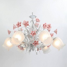 Подвесная люстра Lucia Tucci Fiori di rose яркие арт. Fiori di rose 106.6