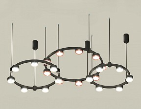 Подвесная люстра Ambrella Light XR черный арт. XR92092100