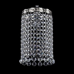 Подвесной светильник Bohemia Ivele Crystal 1920 металл арт. 19201/15IV Ni Balls