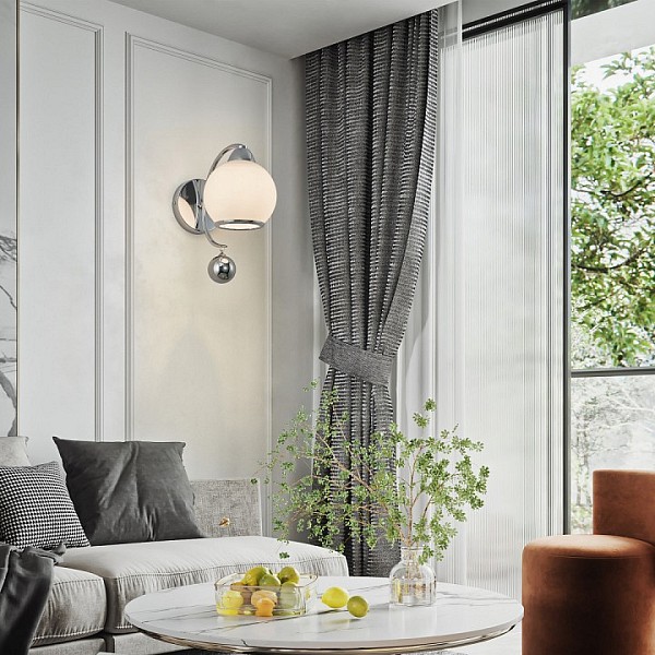 Бра Arte Milano Neapolis-76207 никель арт. 276207/1b Ni