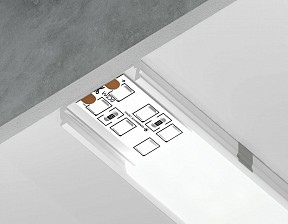 Профиль Ambrella Light GP белый арт. GP1800WH