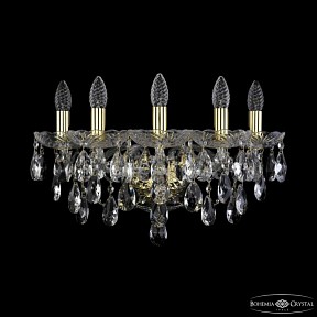Бра Bohemia Ivele Crystal 1415 золото арт. 1415B/5/165/XL G