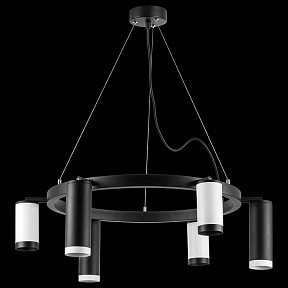 Подвесная люстра Lightstar Rullo черный арт. LR01687336376