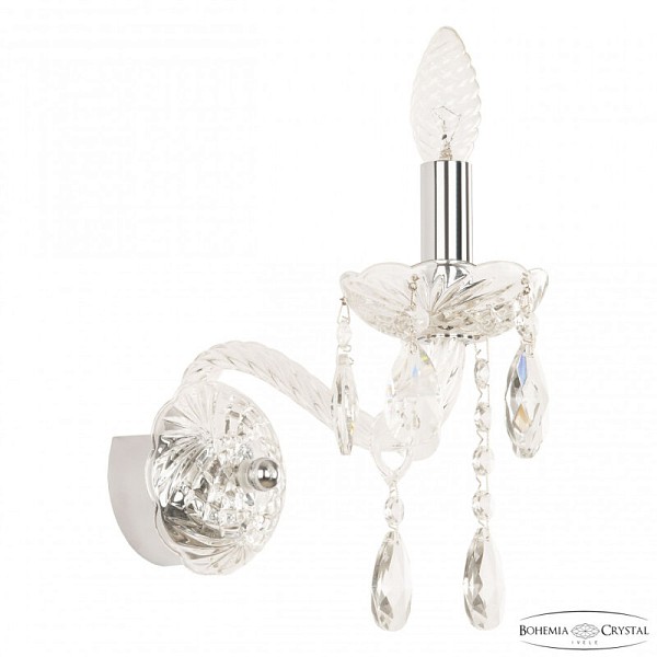 Бра Bohemia Ivele Crystal 107 никель арт. 107B/1/165 Ni