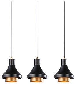 Подвесная люстра Escada NORA золото арт. 1147/3S Black