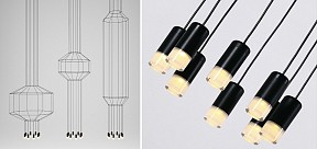 Подвесной светильник Imperiumloft Vibia Wireflow черный арт. 40.1638