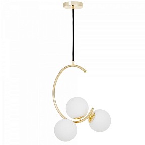 Подвесная люстра LUMINA DECO BONIO золото арт. LDP 7031-3 F.GD