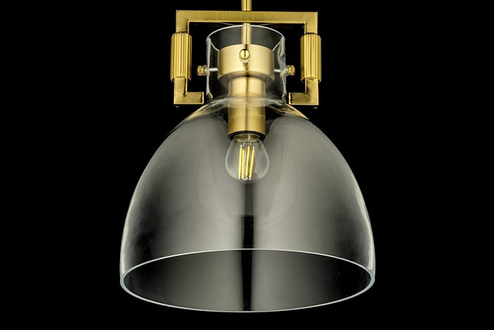 Подвесной светильник Arti Lampadari Daiano бронза арт. Daiano E 1.P1 CL