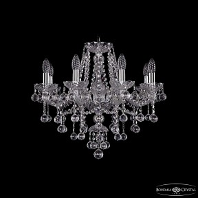 Подвесная люстра Bohemia Ivele Crystal 1415 никель арт. 1415/8/200 Ni Balls