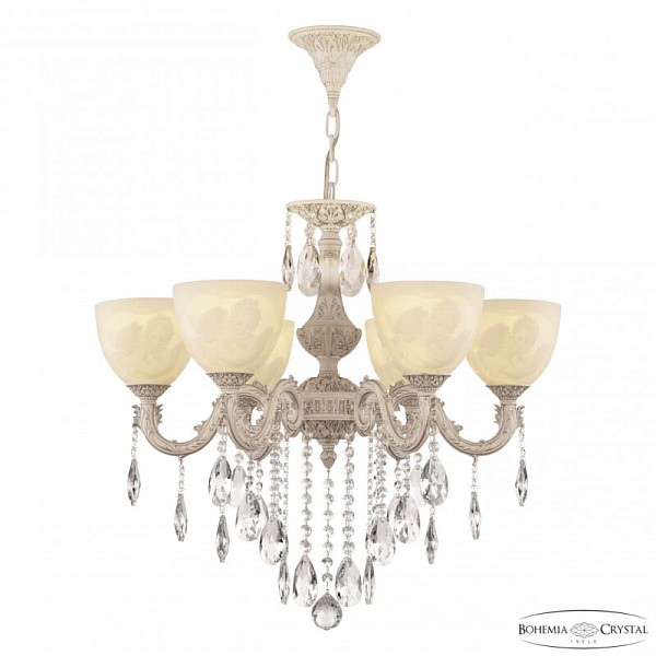 Подвесная люстра Bohemia Ivele Crystal AL7901 белый арт. AL79101/6/175 B WMN P1 U Angel