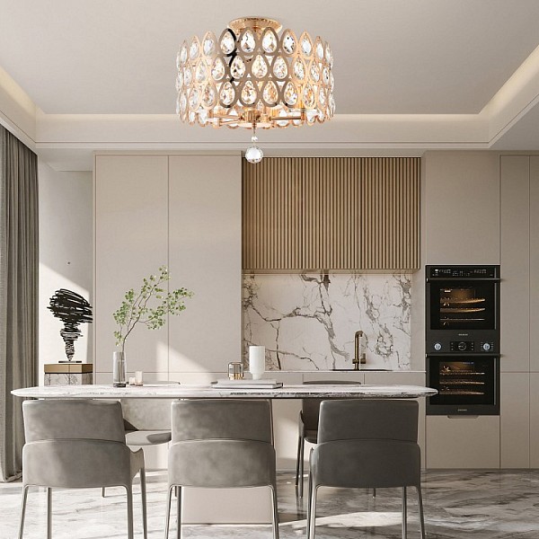 Светильник на штанге Arte Milano Sorrento-1019 золото арт. 371019/5/50/390 GD
