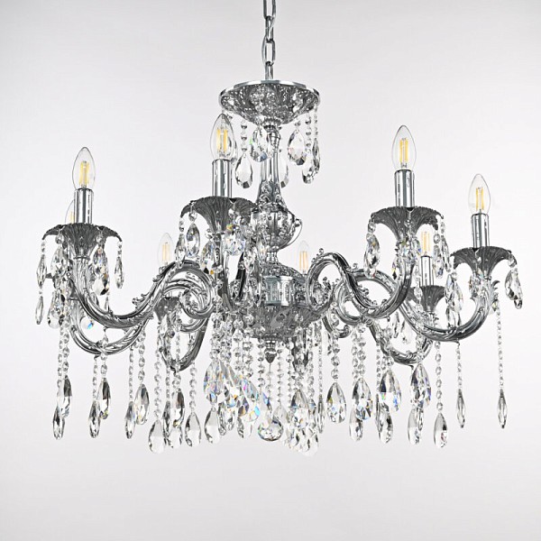 Подвесная люстра Bohemia Ivele Crystal AL7901 никель арт. AL79101/8/250 A Ni