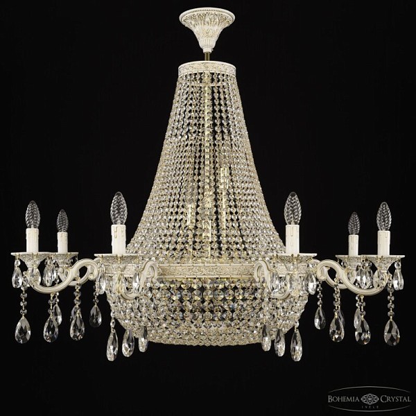 Потолочная люстра Bohemia Ivele Crystal AL2211 белый арт. AL2211H201/8/100OL WMG