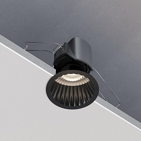 Встраиваемый светильник Elektrostandard Arco черный арт. 15274/LED
