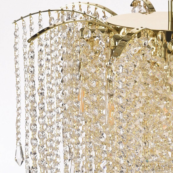 Подвесная люстра Bohemia Ivele Crystal 77321 золото арт. 77321/50-150 G