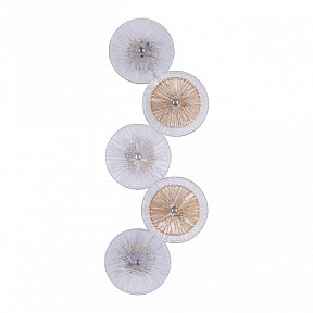 Накладной светильник Arte Milano AM-1252B никель арт. 5.1252B.D250.H600.LED Ni