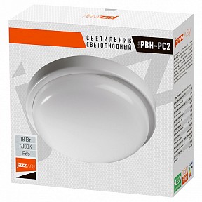 Накладной светильник Jazzway  белый арт. PBH-PC2-RA 18W 4000K WHITE IP65