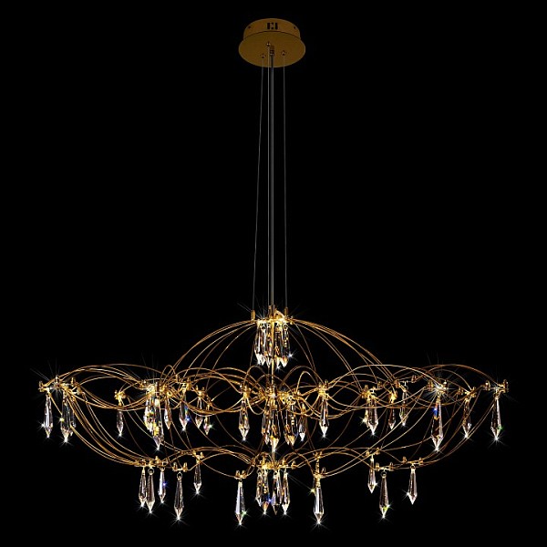 Подвесная люстра Loft it Mira золото арт. 10586/900 Gold Asfour