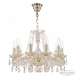 Подвесная люстра Bohemia Ivele Crystal 116 золото арт. 116/10/165 G