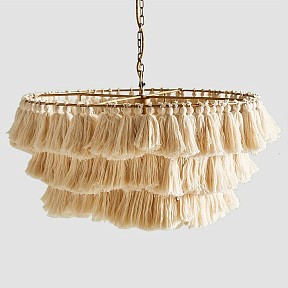 Подвесная люстра Imperiumloft Tassel латунь арт. TASSEL01