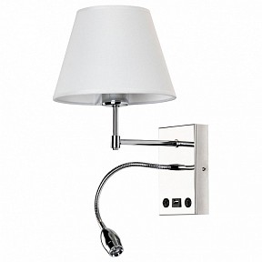 Бра с подсветкой Arte Lamp Elba металл арт. A2581AP-2CC