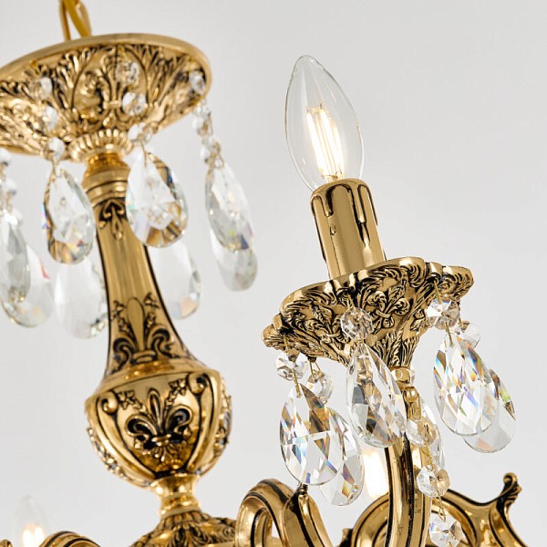 Подвесная люстра Bohemia Ivele Crystal AL7801 золото арт. AL78101/8/250 A GB