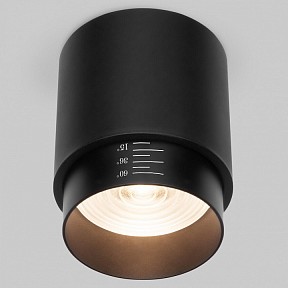 Накладной светильник Elektrostandard Cors черный арт. 25032/LED