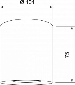 Накладной светильник Elektrostandard DLR026 черный арт. a063934