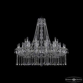 Подвесная люстра Bohemia Ivele Crystal 1413 никель арт. 1413/20+10/400/h-109 Ni