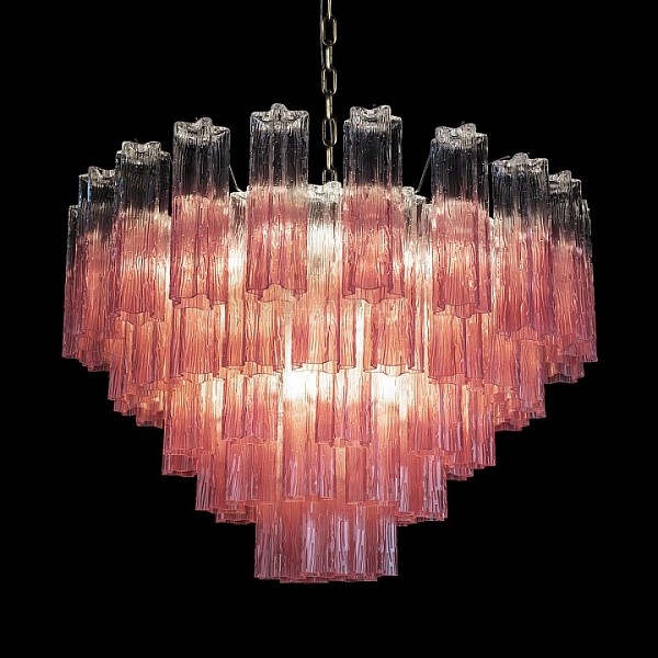 Подвесная люстра Loft it Murano бронза арт. 10580/800 Clear pink