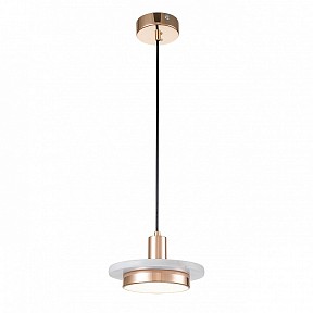 Подвесной светильник Escada 10260 золото арт. 10260/1LED White marble