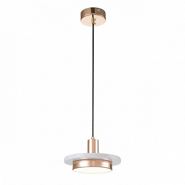 Подвесной светильник Escada 10260 золото арт. 10260/1LED White marble