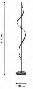 Торшер F-promo Locket черный арт. 4180-1F