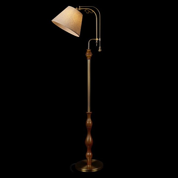 Торшер Loft it Elaine бронза арт. 10569F Dark wood