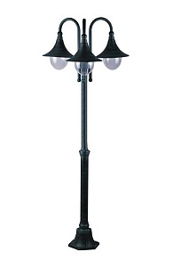 Фонарный столб Arte Lamp Malaga медь арт. A1086PA-3BG
