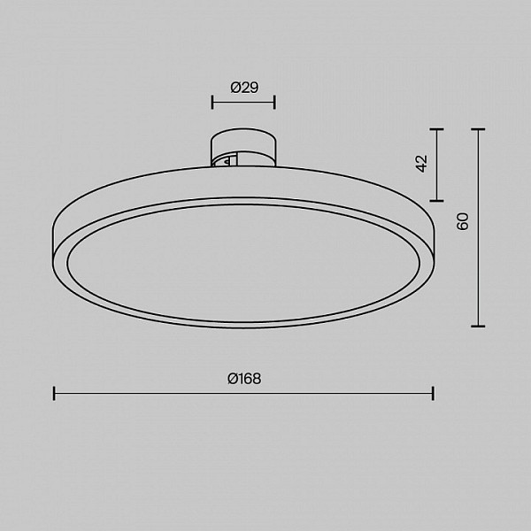 Накладной светильник Maytoni Technical Plato латунь арт. TR153-1-10W4K-BS