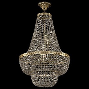 Светильник на штанге Bohemia Ivele Crystal 1909 золото арт. 19091/H2/45IV G