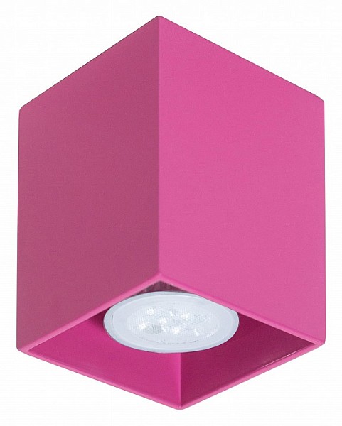 Накладной светильник TopDecor Tubo8 SQ красный арт. Tubo8 SQ P1 28