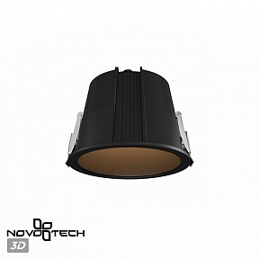 Встраиваемый светильник Novotech Lang черный арт. 359425