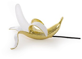 Настольная лампа декоративная Seletti Banana Lamp золото арт. 13081
