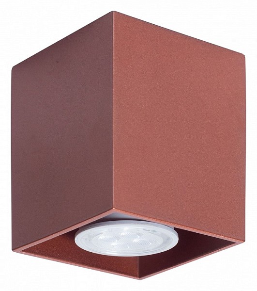Накладной светильник TopDecor Tubo8 SQ бронза арт. Tubo8 SQ P1 20