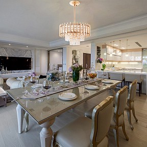 Люстра на штанге Arte Milano Sorrento-6109 золото арт. 376109/6/300/390 GD