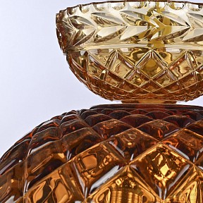 Подвесная люстра Bohemia Ivele Crystal 5478 золото арт. 5478/22 G Amber/M-1F