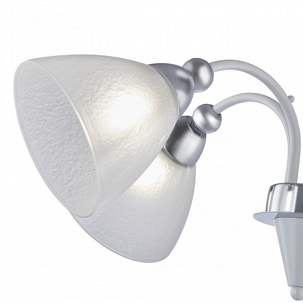 Люстра на штанге Arte Milano Napoli-326008 белый арт. 326008/5 WH+CR