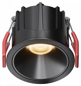 Встраиваемый светильник Maytoni Technical Alfa LED черный арт. DL043-01-10W2.7K-RD-B