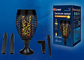 Наземный светильник Uniel Small Touch черный арт. USL-S-183/PM490 SMALL TORCH