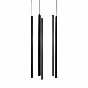 Подвесная люстра Lightstar Tubo черный арт. L5T747347