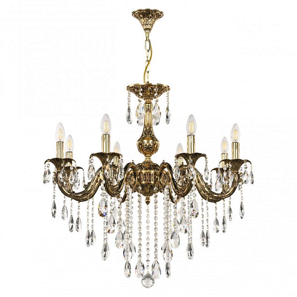 Подвесная люстра Bohemia Ivele Crystal AL7901 золото арт. AL79101/8/250 B GB