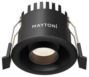 Встраиваемый светильник Maytoni Technical Омут Т черный арт. DL128-10W3K-B